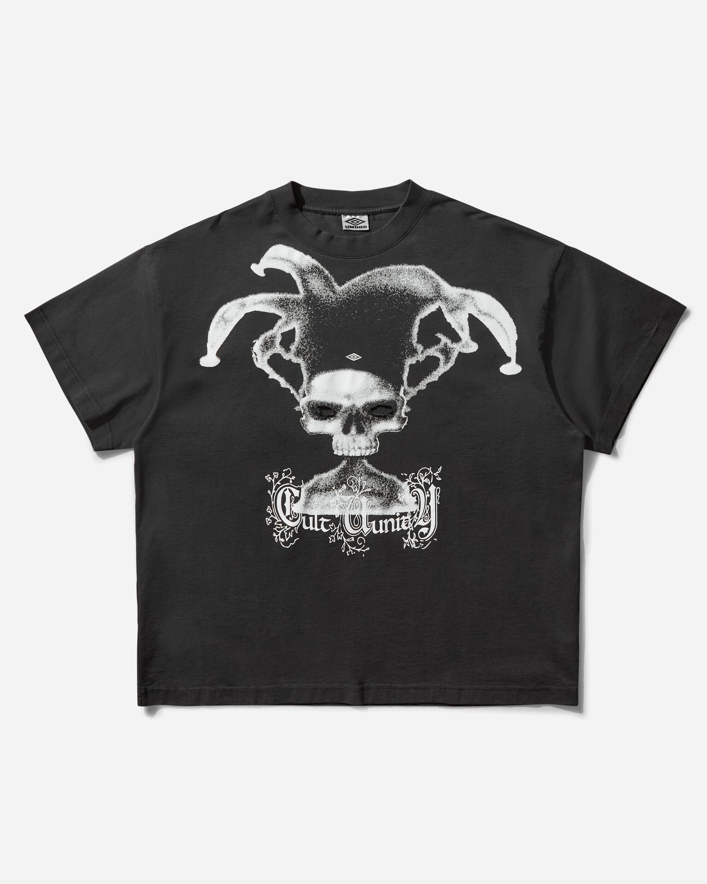 Umbro Lasered Jester T-Shirt Black T-Shirts Top UBMW0352JY102 BLK0001