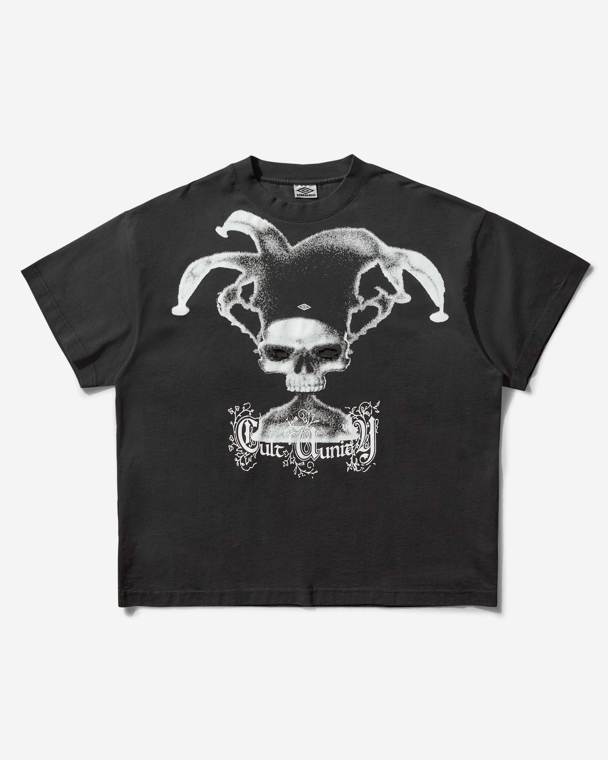 Umbro Lasered Jester T-Shirt Black T-Shirts Top UBMW0352JY102 BLK0001