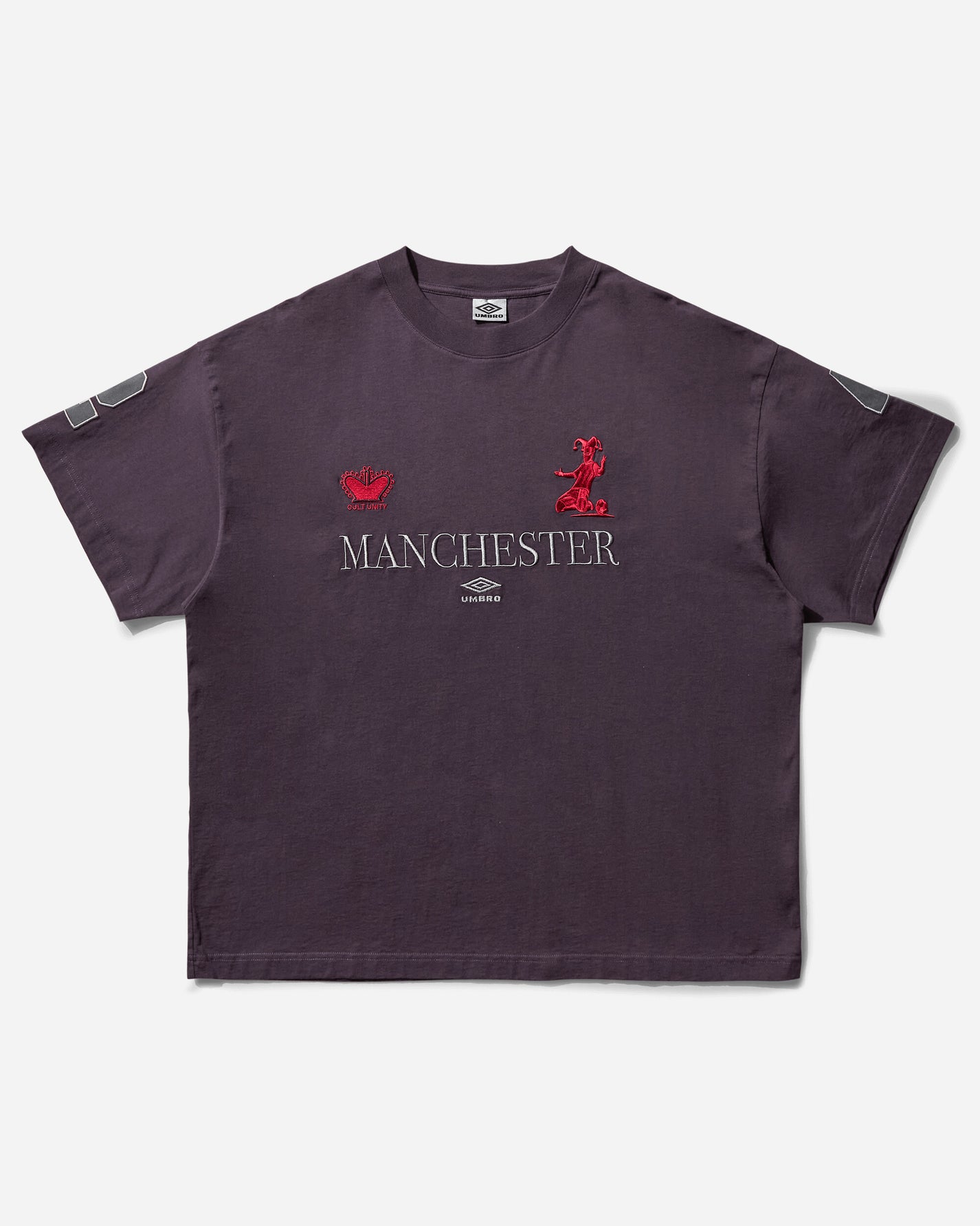 Umbro Manc T Shirt Dark Purple T-Shirts Top UBMW0397JY121 PLE0003
