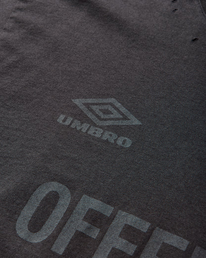 Umbro Offence Defence Tee Washed Black T-Shirts Top UBMW0414JY128 BLK0020