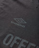 Umbro Offence Defence Tee Washed Black T-Shirts Top UBMW0414JY128 BLK0020