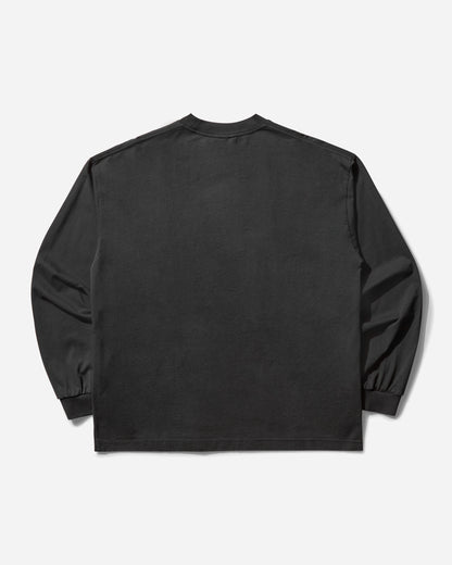 Umbro Og Logo Ls Shirt Washed Black White T-Shirts Top UBMW0237JY54 BLK0052