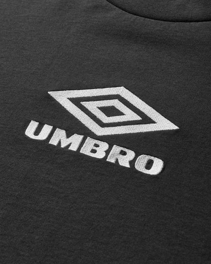 Umbro Og Logo Ls Shirt Washed Black White T-Shirts Top UBMW0237JY54 BLK0052