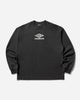Umbro Og Logo Ls Shirt Washed Black White T-Shirts Top UBMW0237JY54 BLK0052