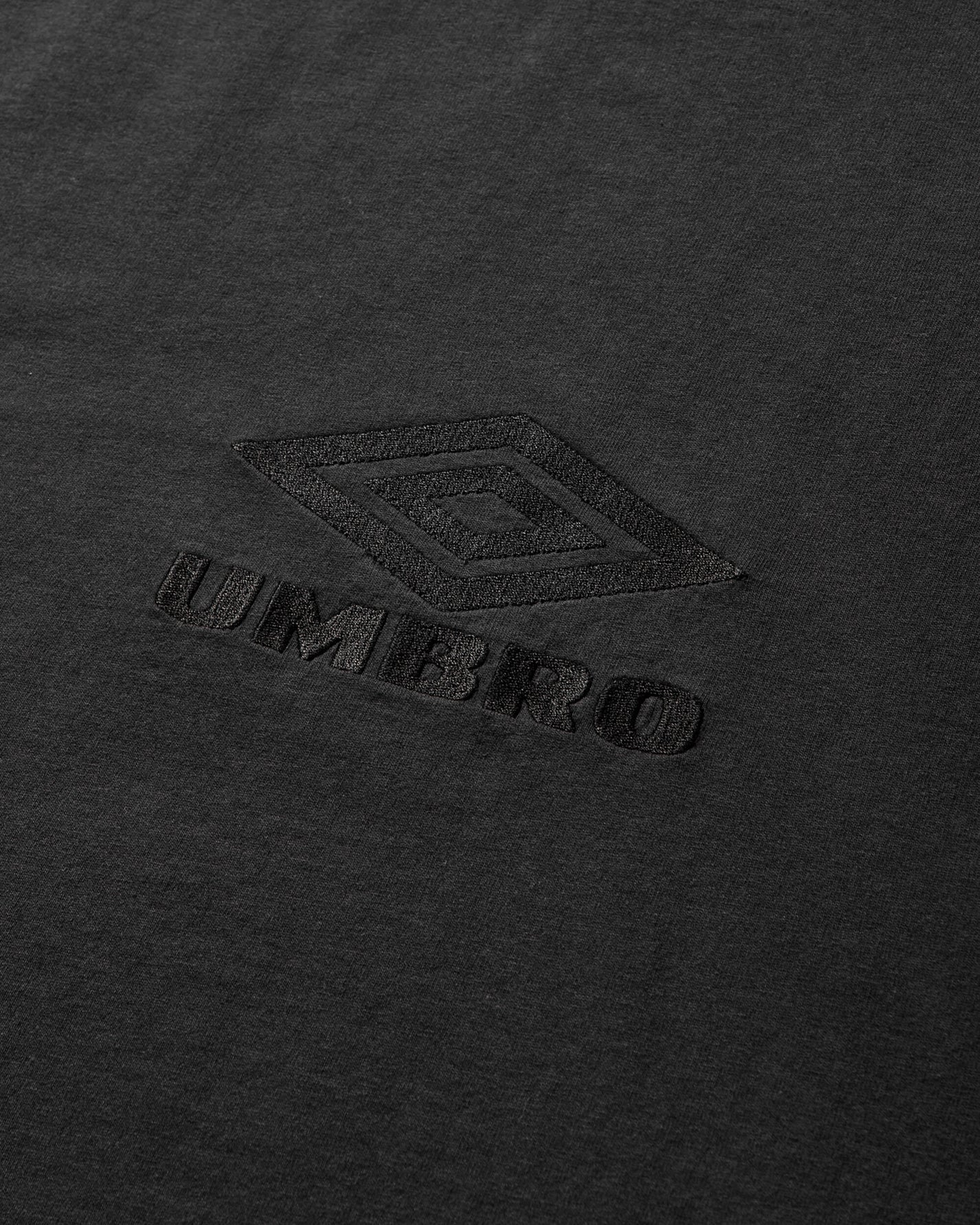 Umbro Og Logo T Shirt Washed Black T-Shirts Top UBMW0238JY55 BLK0020