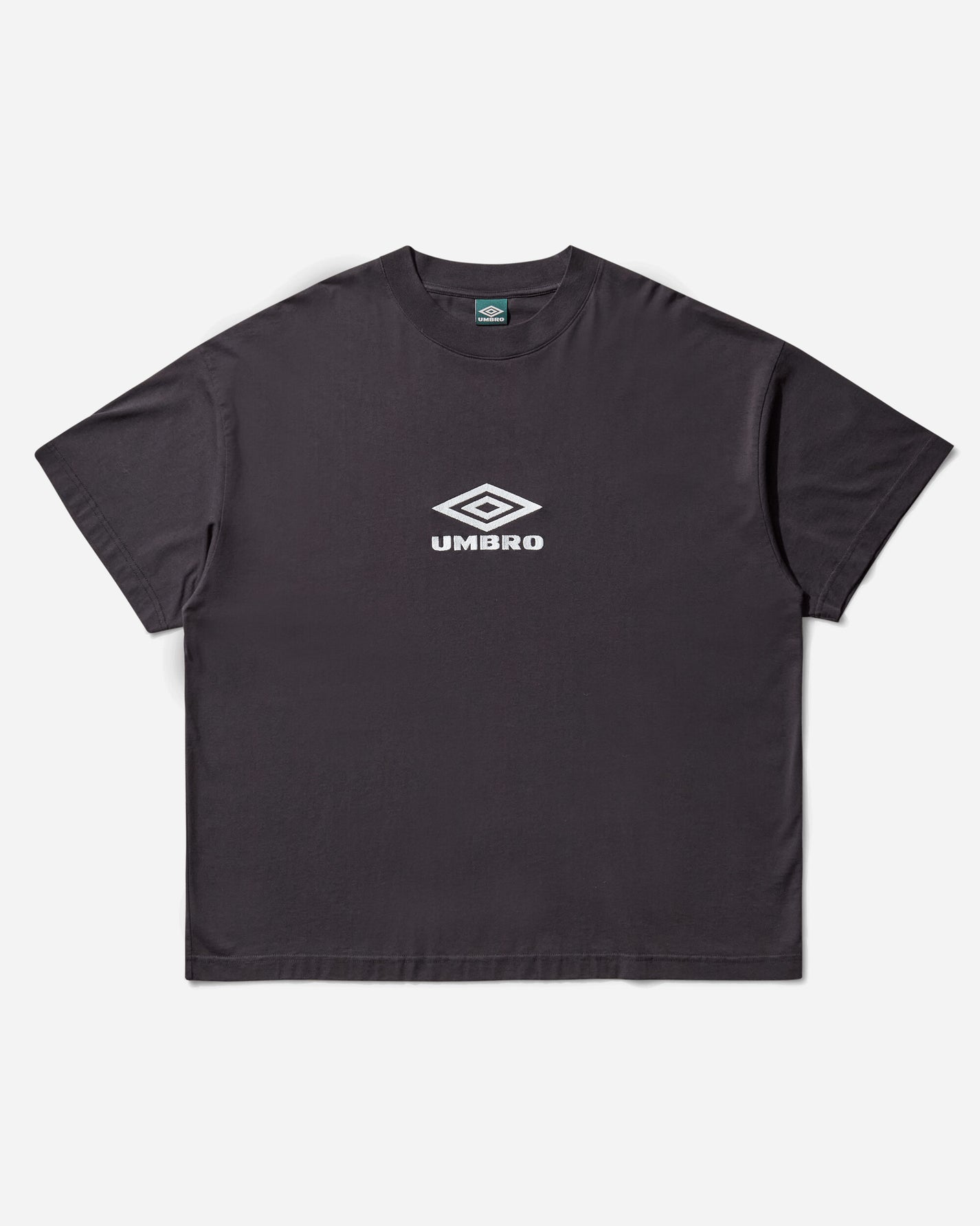 Umbro Og Logo T Shirt Washed Black T-Shirts Top UBMW0238JY55 BLK0020