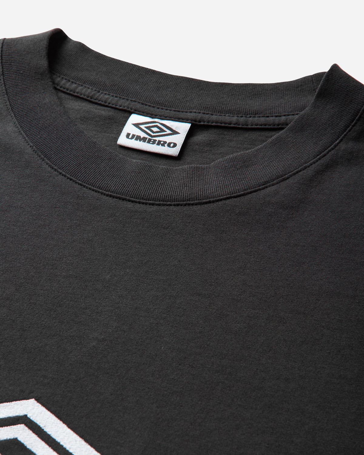 Umbro Og Logo T Shirt Washed Black T-Shirts Top UBMW0238JY55 BLK0020