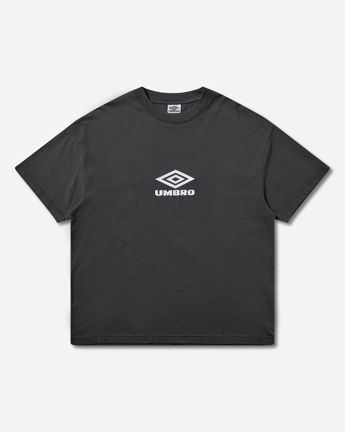 Umbro Og Logo T Shirt Washed Black T-Shirts Top UBMW0238JY55 BLK0020