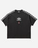 Umbro Og Tape T Shirt Washed Black T-Shirts Top UBMW0341JY101 BLK0020