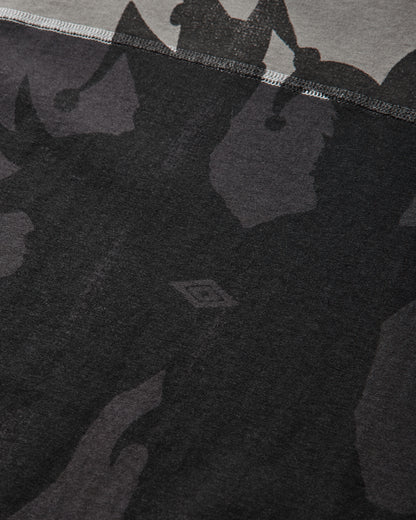 Umbro Players Tee Washed Black Smock Grey T-Shirts Top UBMW0412JY126 BLK0034