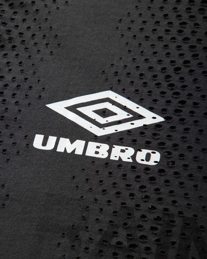 Umbro Rain Bred Long Sleeve Washed Black T-Shirts Top UBMW0676JY189 BLK0020