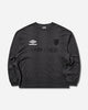 Umbro Rain Bred Long Sleeve Washed Black T-Shirts Top UBMW0676JY189 BLK0020