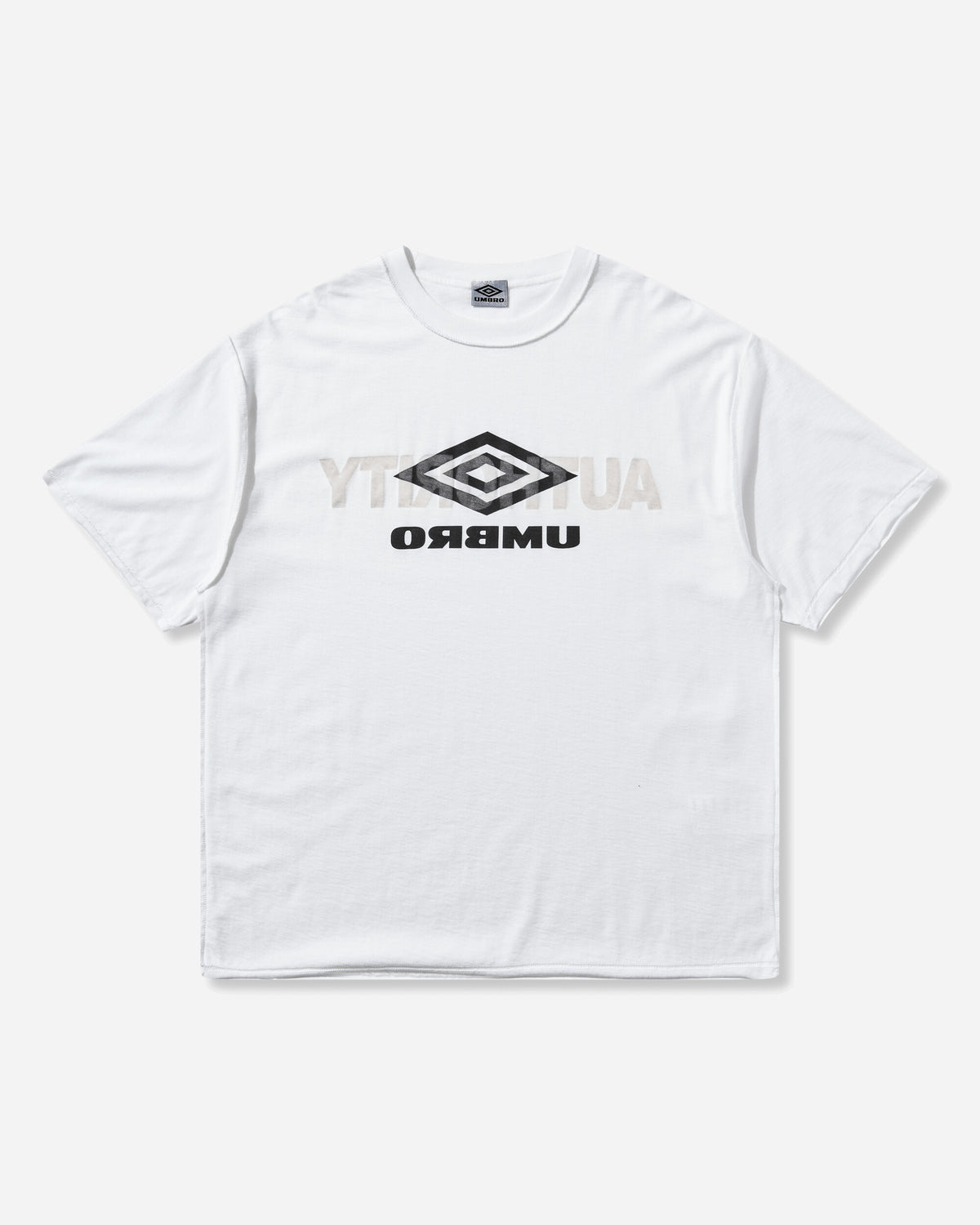 Umbro Reversed Logo T Shirt White T-Shirts Top UBMW0678JY191 WTH0001