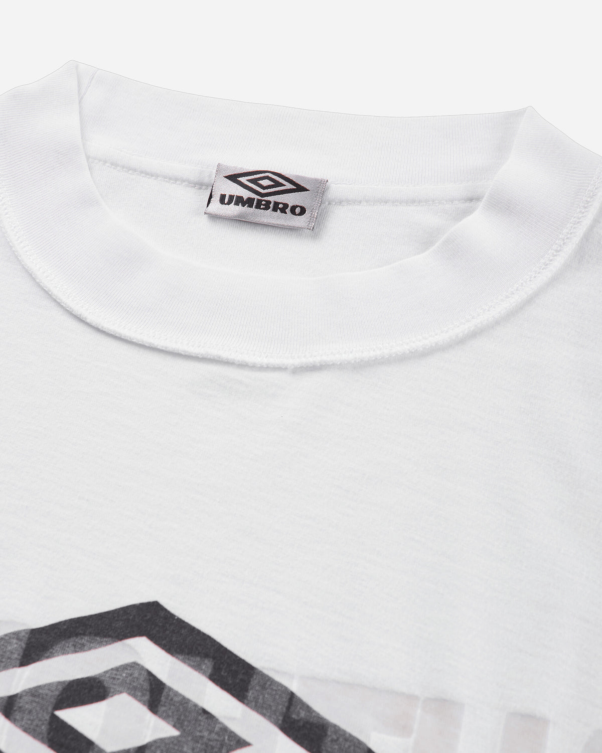Umbro Reversed Logo T Shirt White T-Shirts Top UBMW0678JY191 WTH0001