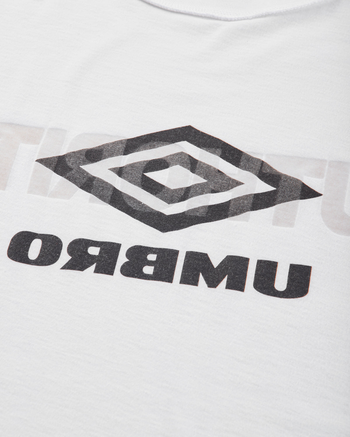 Umbro Reversed Logo T Shirt White T-Shirts Top UBMW0678JY191 WTH0001