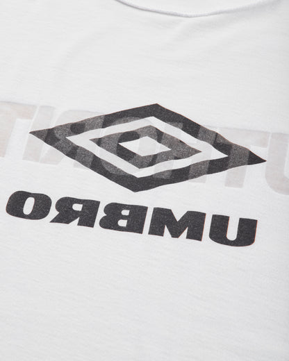 Umbro Reversed Logo T Shirt White T-Shirts Top UBMW0678JY191 WTH0001