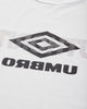 Umbro Reversed Logo T Shirt White T-Shirts Top UBMW0678JY191 WTH0001