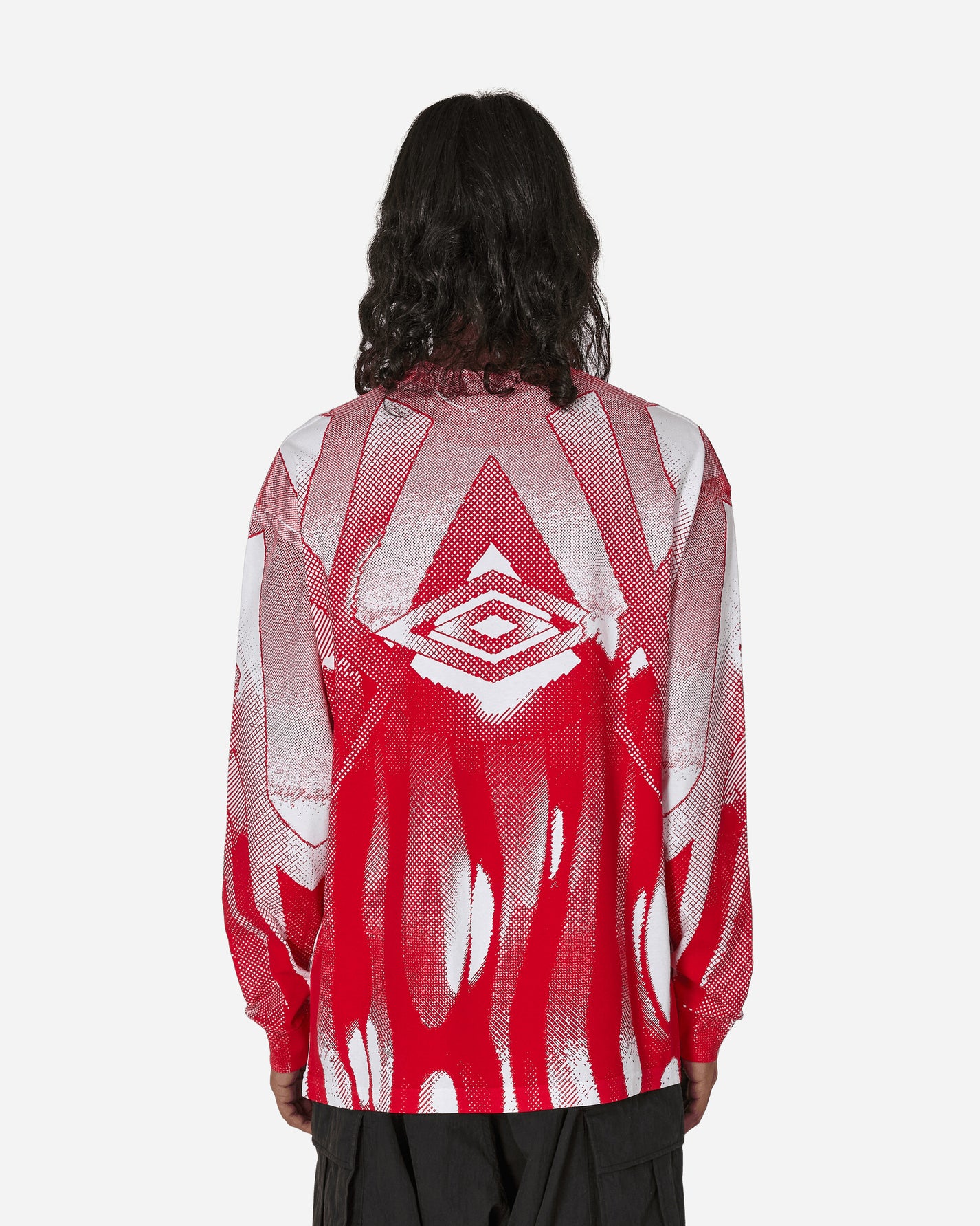 Umbro Warm Up Ls Red T-Shirts Top UBMW047JY15 RED0001