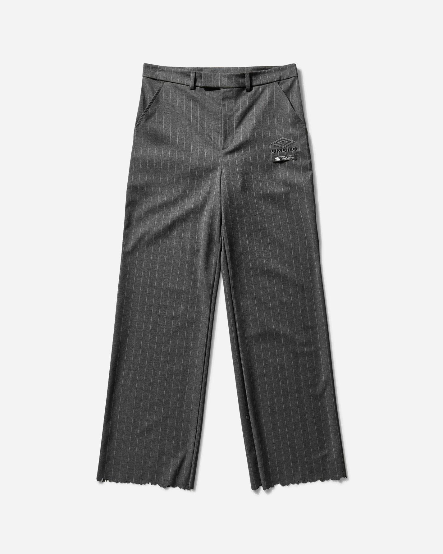 Umbro Formal Pinstriped Pants Dark Grey Pants Trousers UBMW0337FA212 GRY0003