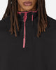 Unaffected Stand Collar Half Zip Sweat Black Sweatshirts Zip-Ups UN24SSLSS04 BLACK