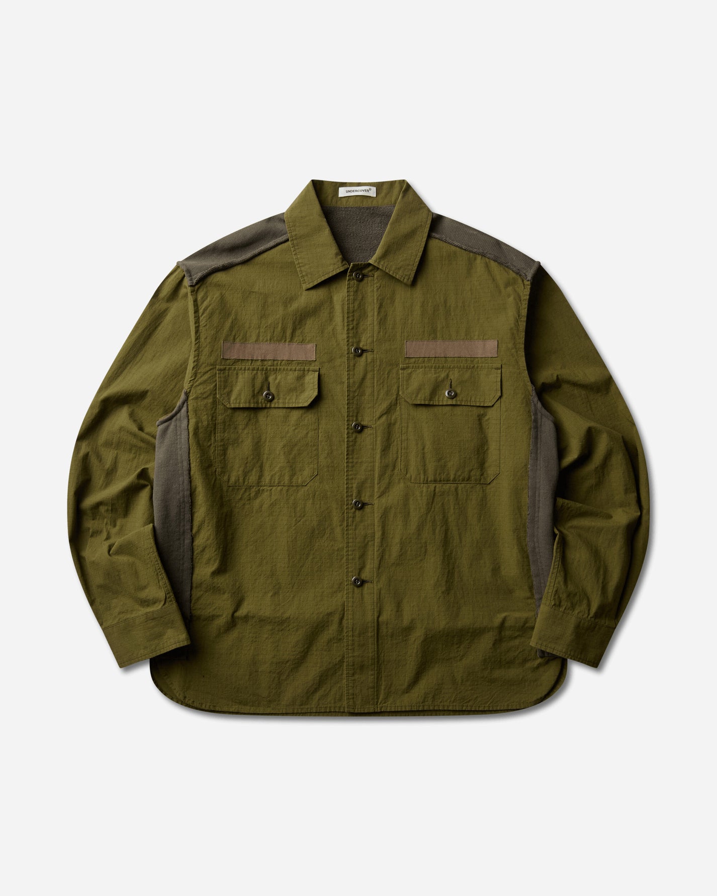Undercover Shirt Blouse Khakigreen Shirts Blouses UP2F4406 KHAKIGREEN
