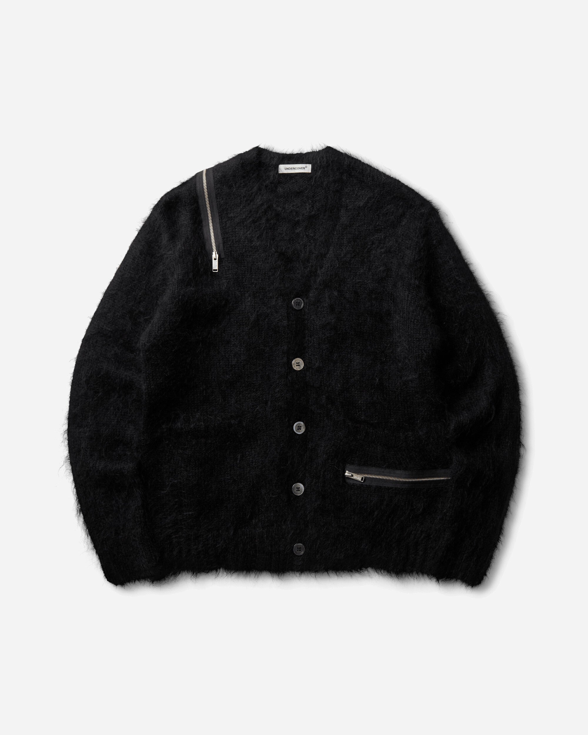 Undercover Knit Black Knitwears Cardigans UP2F4903 BLACK