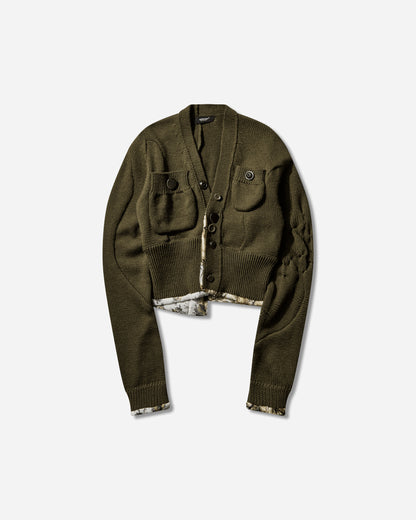 Undercover Wmns Knit Khaki Knitwears Cardigans UC2E1907 KHK