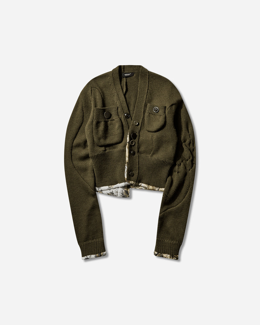 Undercover Wmns Knit Khaki Knitwears Cardigans UC2E1907 KHK