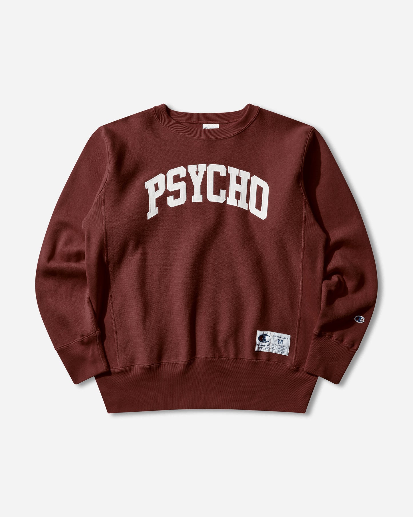 Undercover Uc X Champion Psycho Crewneck Bordeaux Sweatshirts Crewneck UC2E9801 002