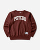 Undercover Uc X Champion Psycho Crewneck Bordeaux Sweatshirts Crewneck UC2E9801 002