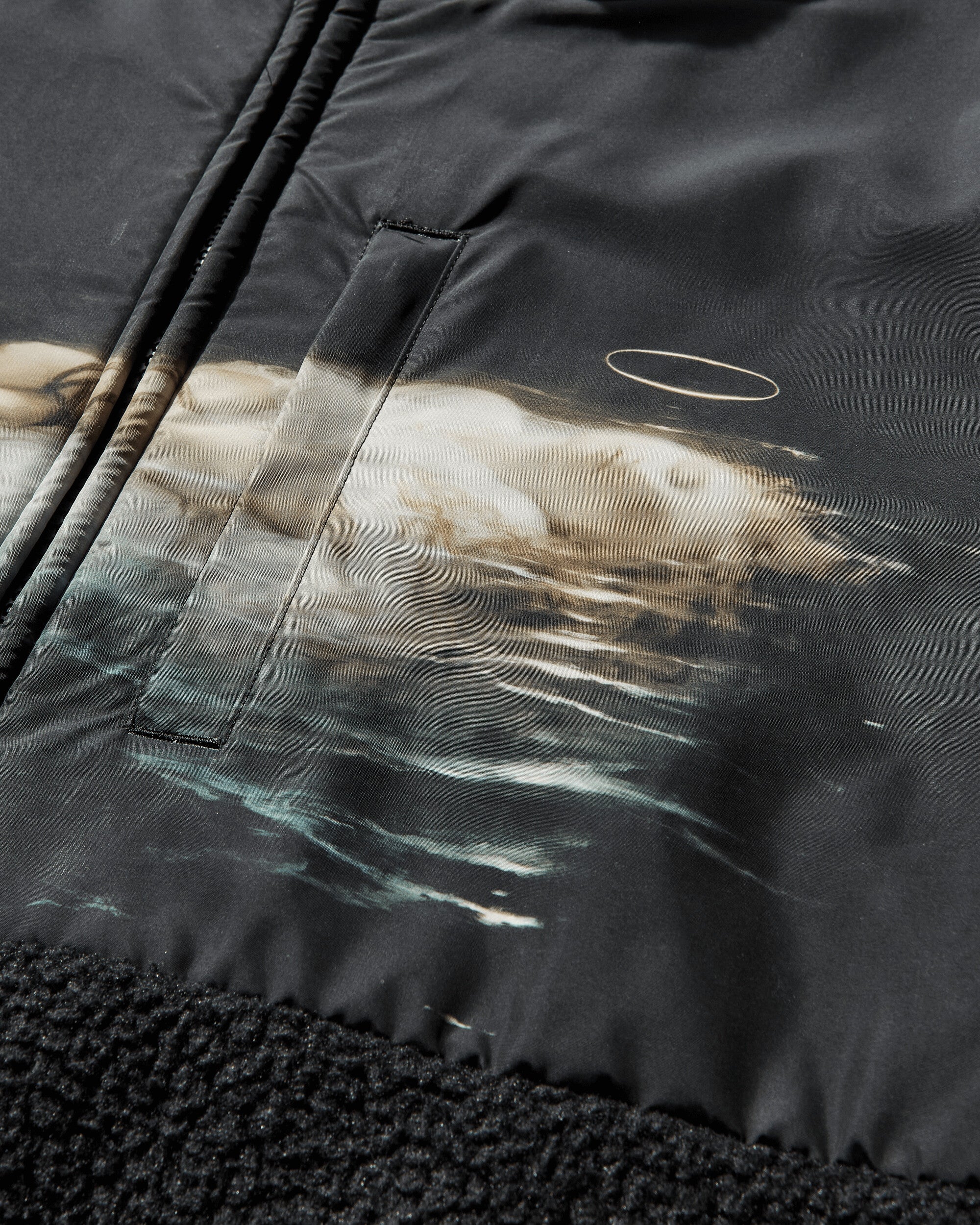 Undercover Cold Weather Boa Fleece Black Coats and Jackets Fleece Jackets UC2E9205 001