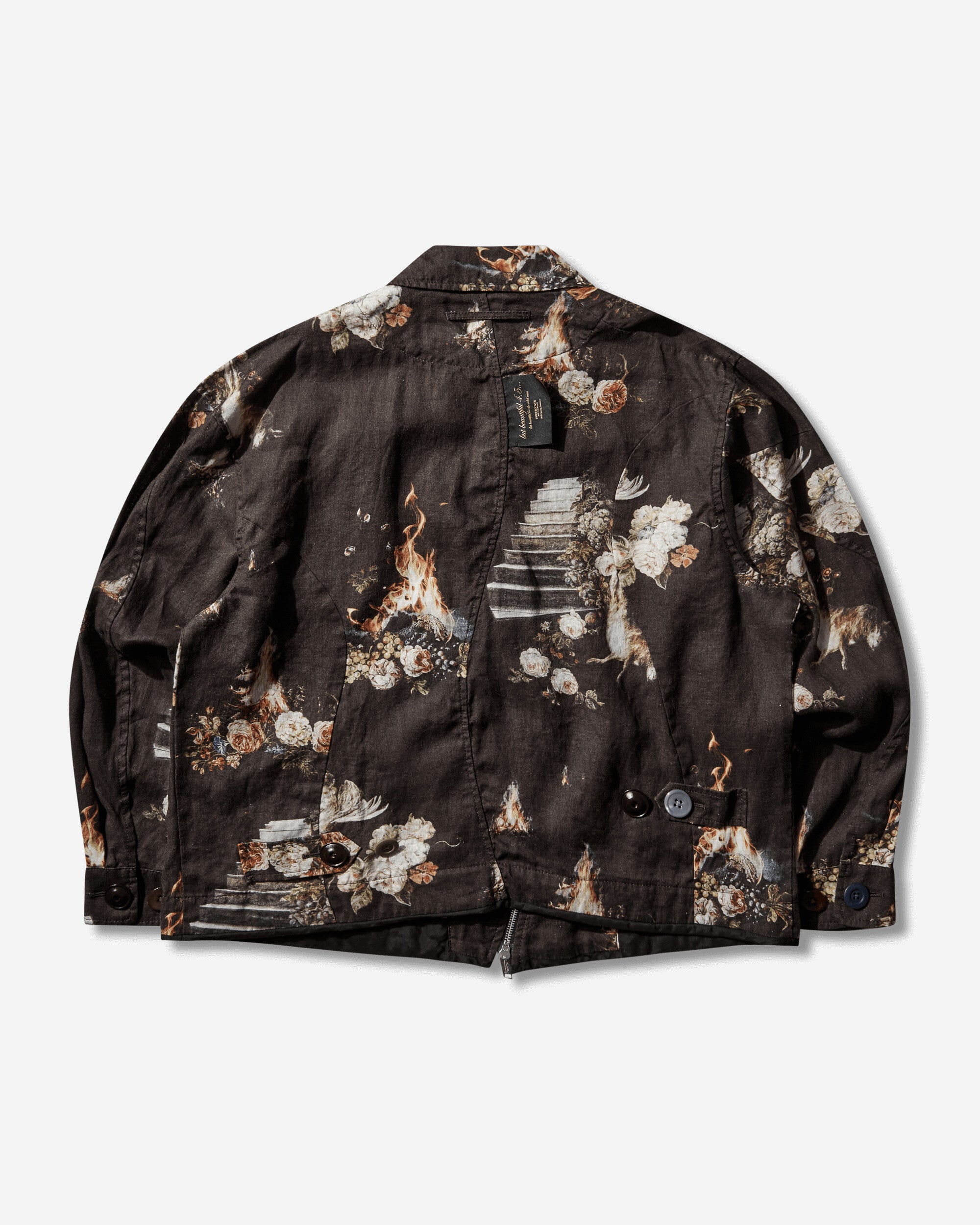 Undercover Blouson Black Base Coats and Jackets Jackets UC1F4206-1 BLACK BASE