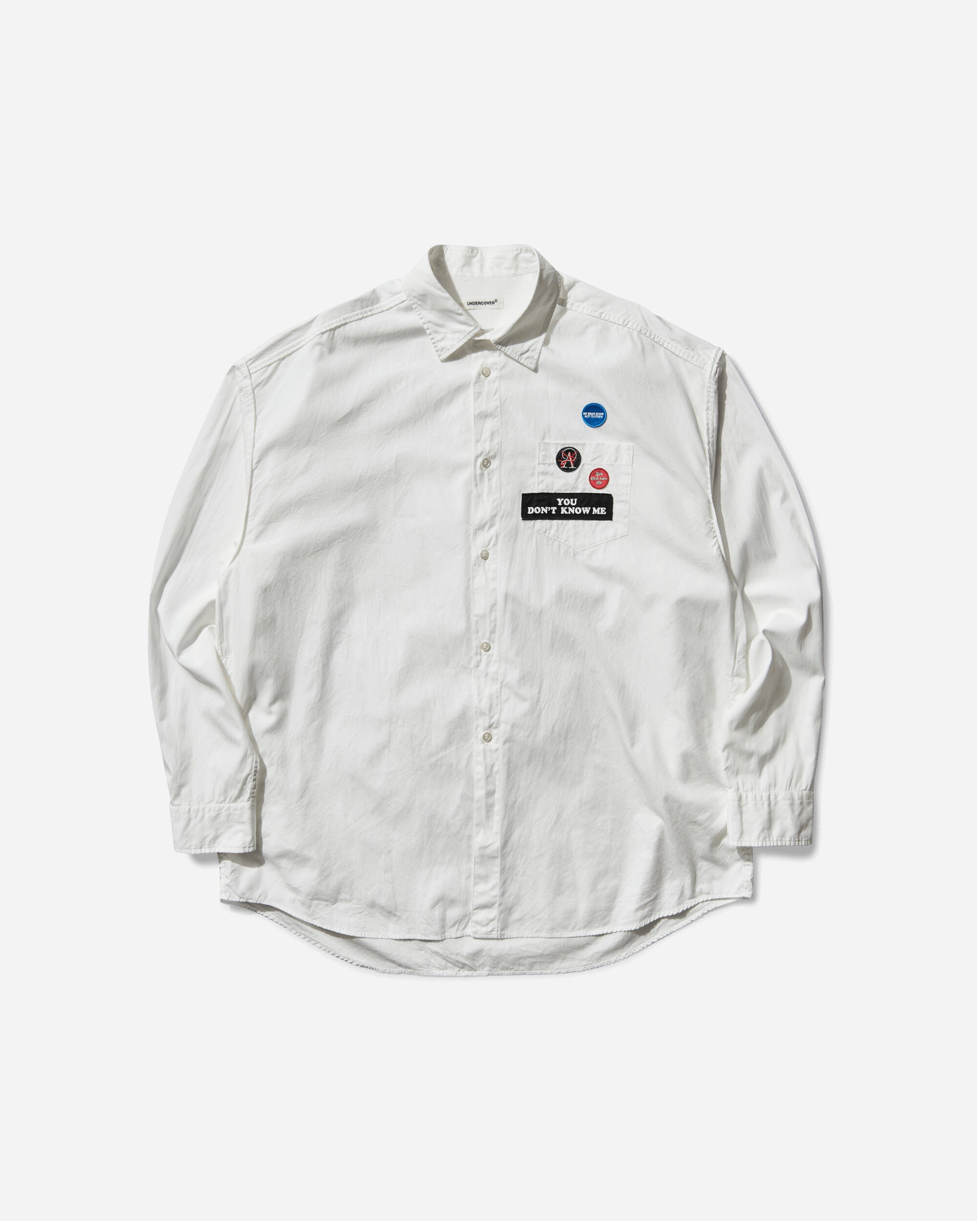 Undercover Shirt,Blouse White Shirts Longsleeve Shirt UP2E4401 WHITE