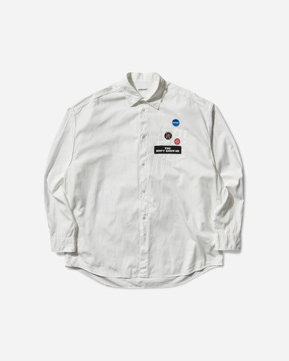 Undercover Shirt,Blouse White Shirts Longsleeve Shirt UP2E4401 WHITE