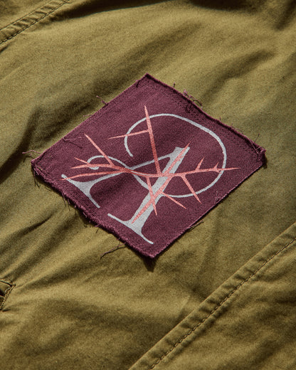 Undercover Coat Khaki Green Coats and Jackets Parka Jackets UP2E4303 KHAKIGREEN