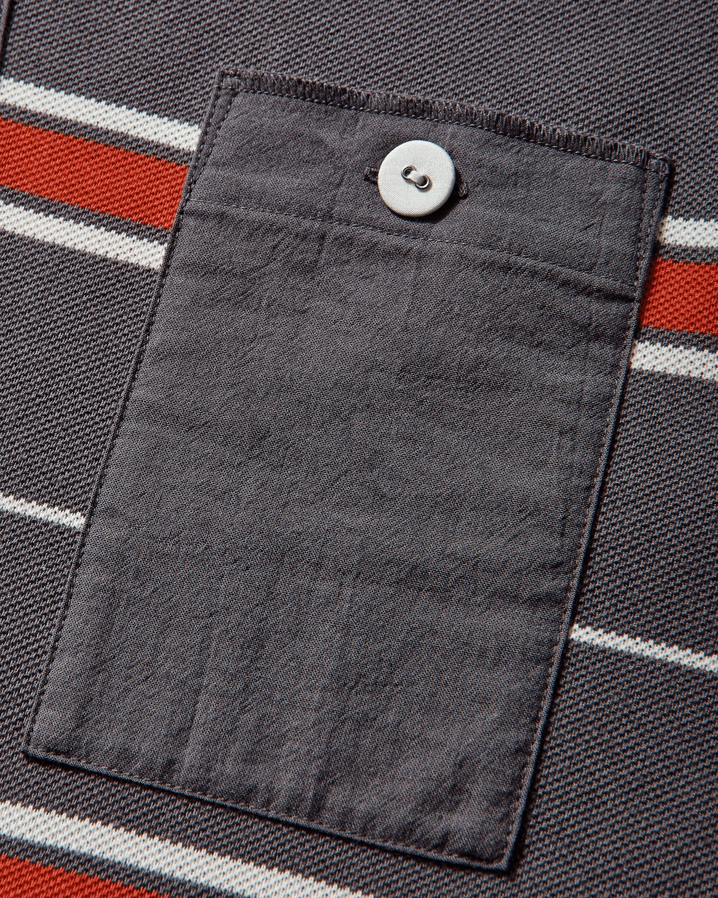 Undercover C S Gray Border T-Shirts Polo UC1F4804-2 GRAY BORDER