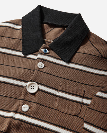 Undercover Wmns C/S Brn Border T-Shirts Polo UC1F1804 BRNBORDER