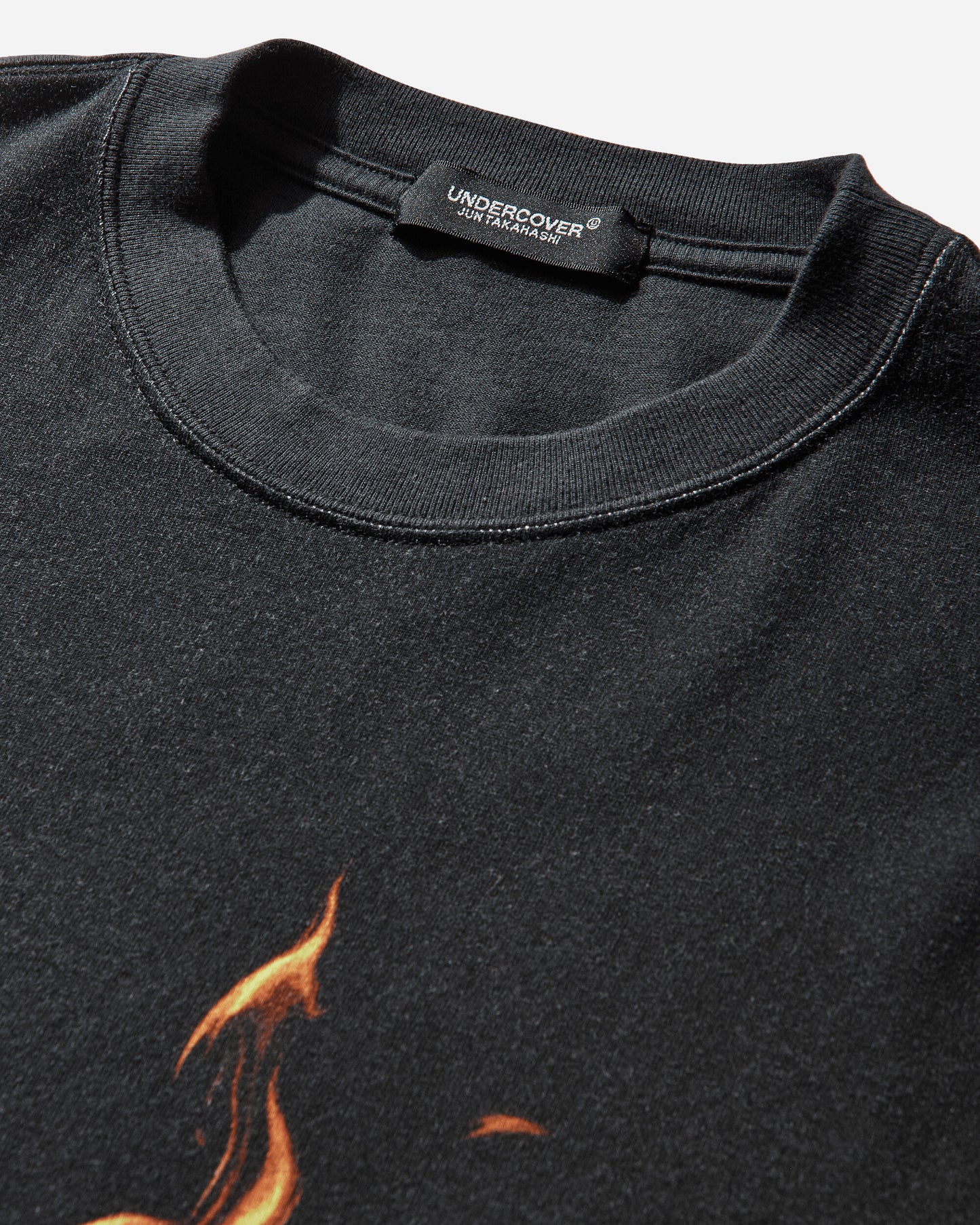 Undercover Oversized Tee Black T-Shirts Shortsleeve UC1F4813 BLACK