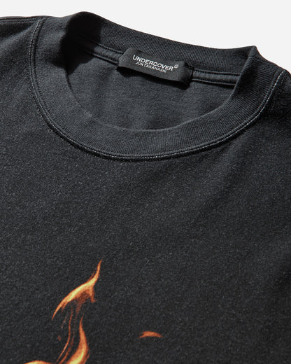 Undercover Oversized Tee Black T-Shirts Shortsleeve UC1F4813 BLACK