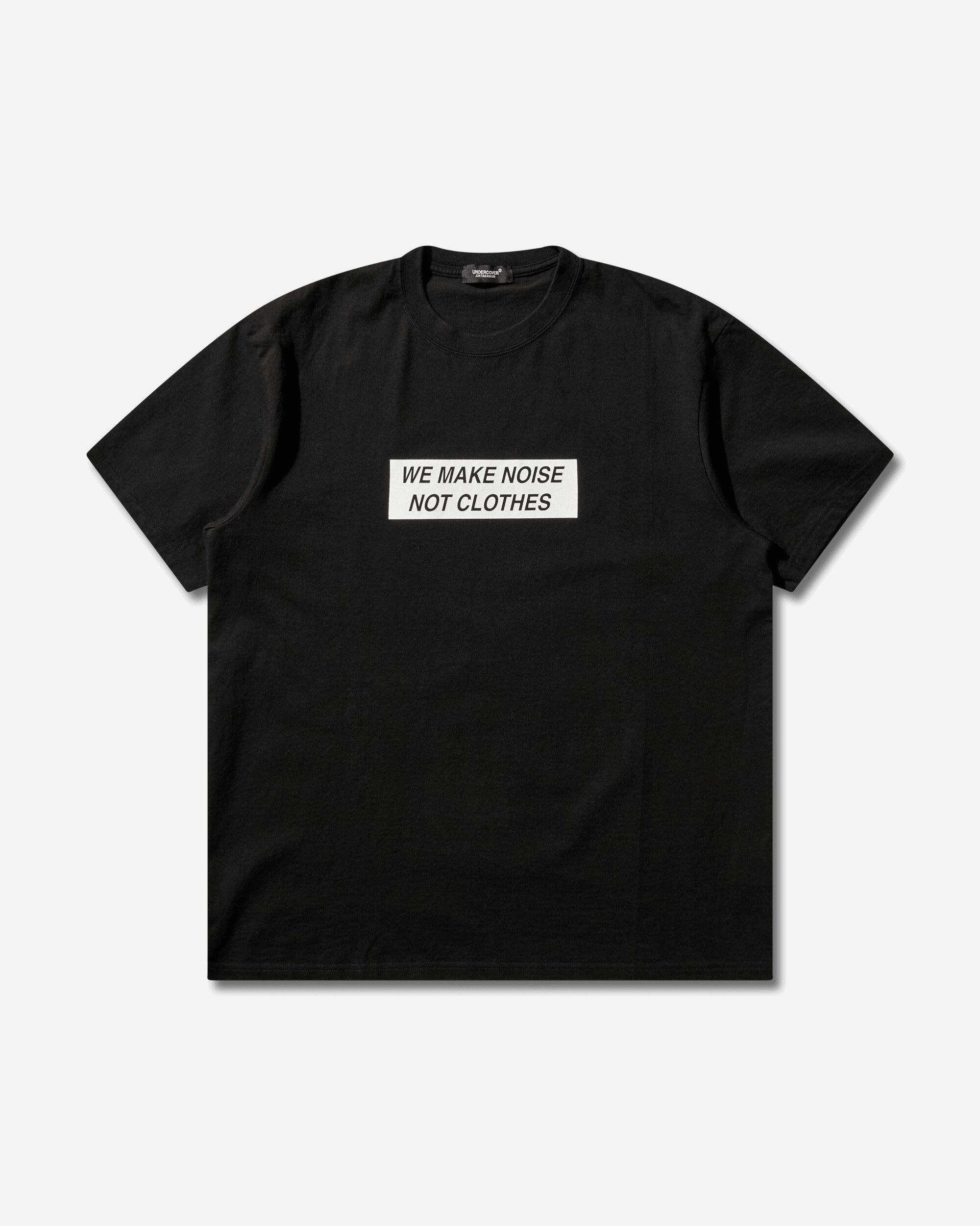 Undercover Signature Tee Black T-Shirts Shortsleeve UC2C9805-2 BLACK