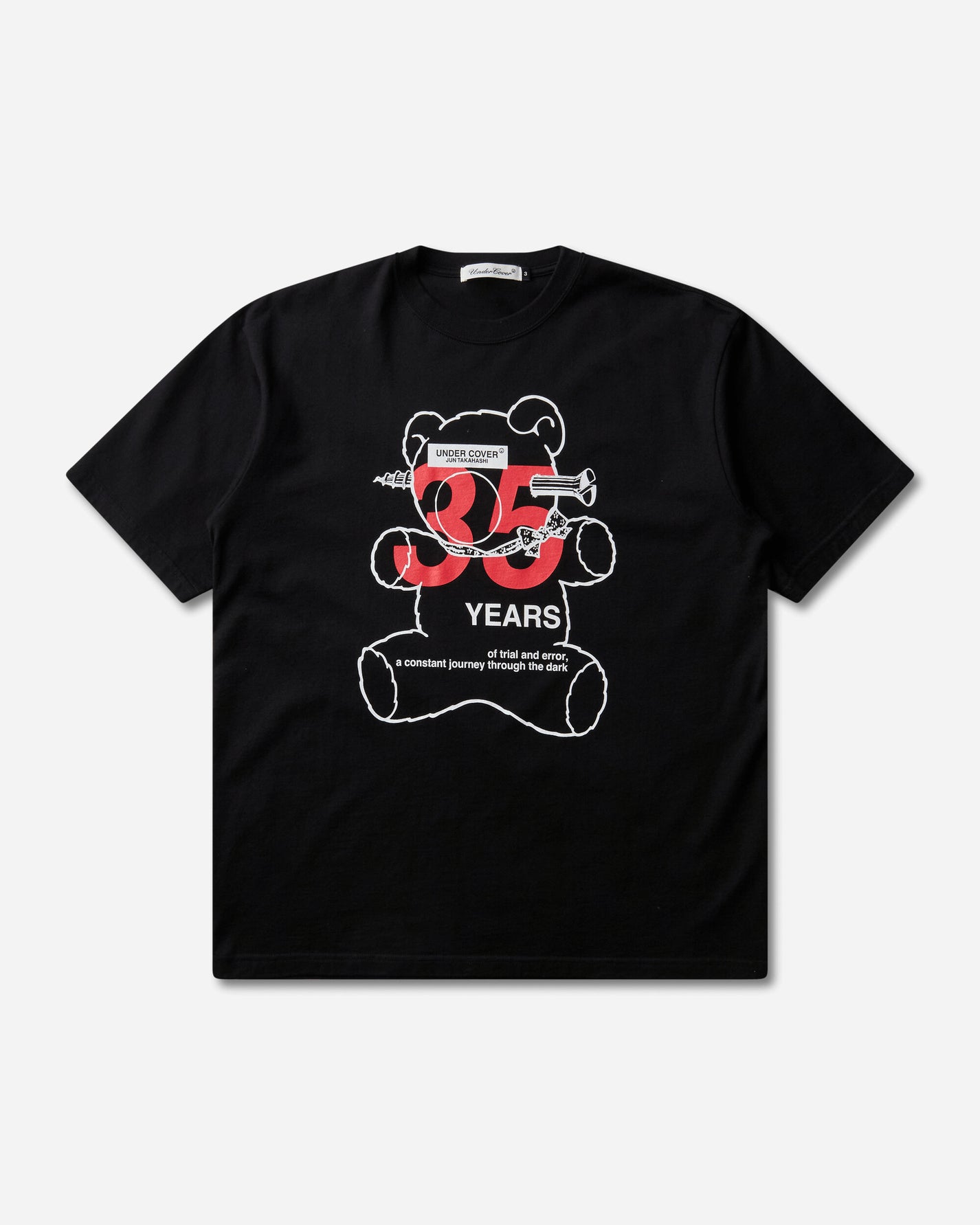 Undercover Tee Black T-Shirts Shortsleeve UC2F3801 BLACK