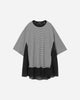 Undercover Wmns Crewneck Blk Border T-Shirts Shortsleeve UC1E8804 BLKBORDER