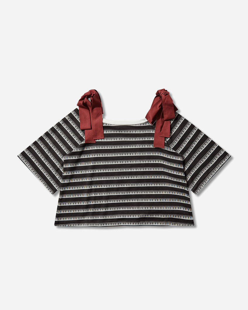 Undercover C/S Blk Border T-Shirts Top UP1F1811-1 BLKBORDER