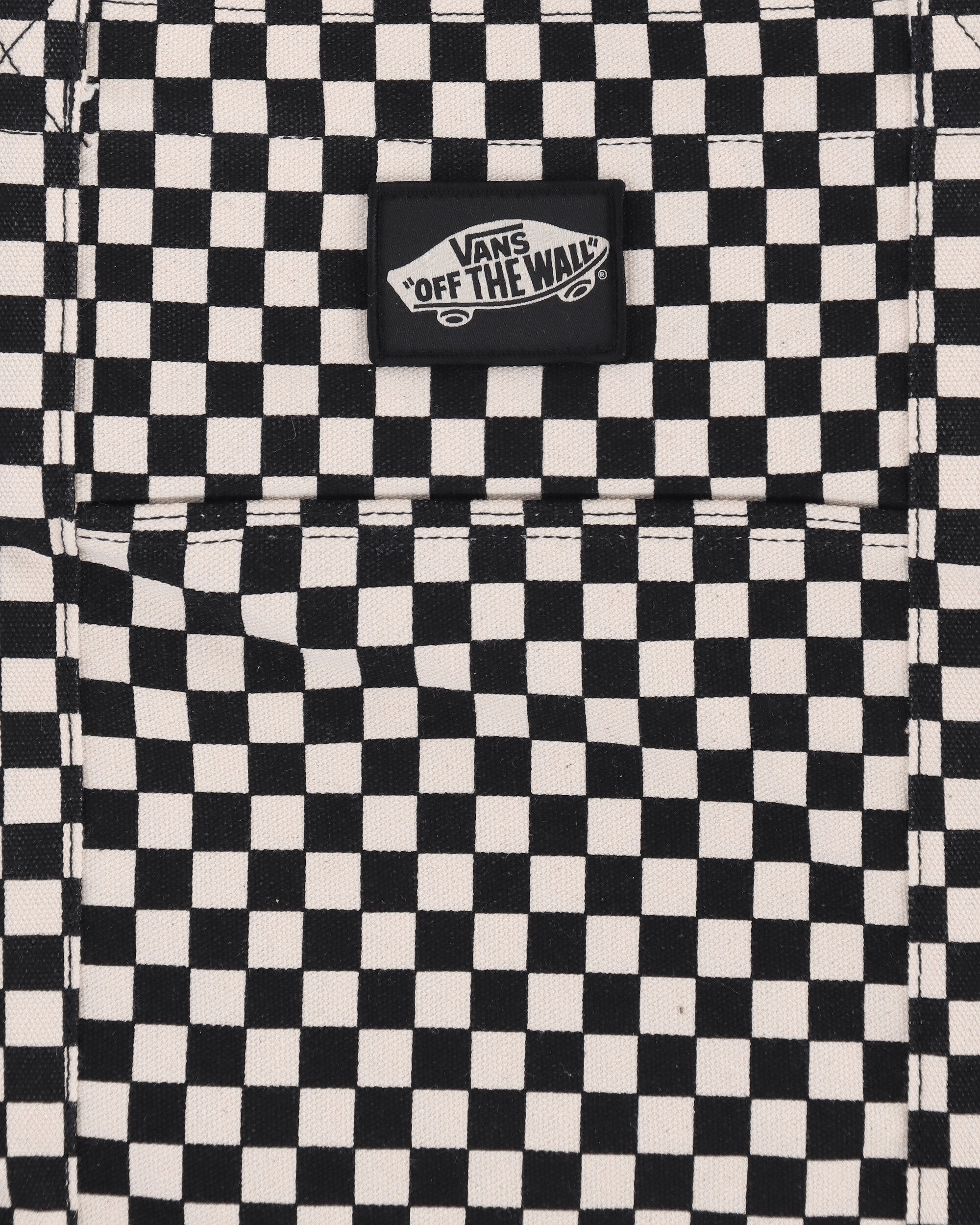 Vans Wmns Wm Tell All Zip Tote Checkerboard Bags and Backpacks Tote Bags VN0A5I1K7051