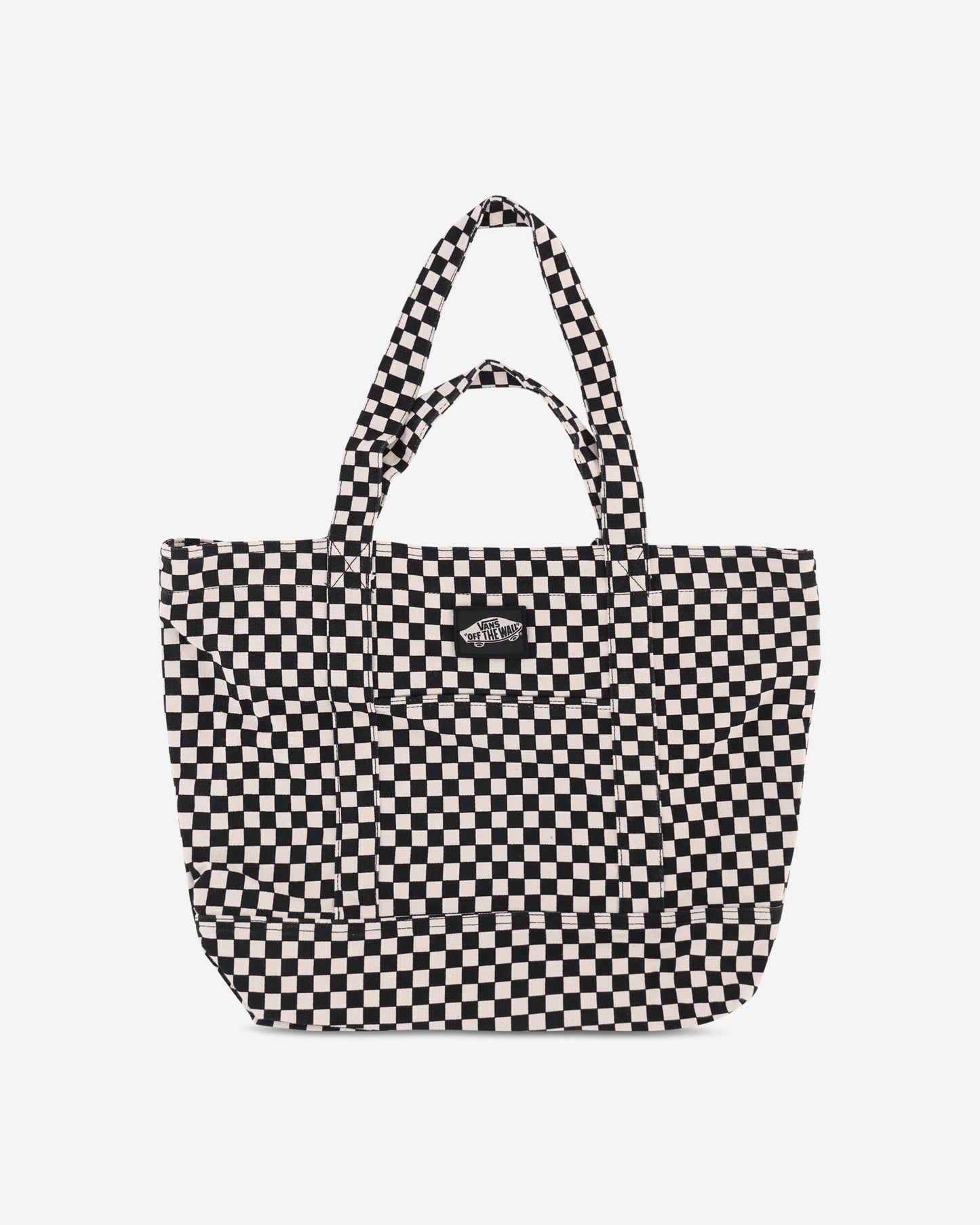 Vans Wmns Wm Tell All Zip Tote Checkerboard Bags and Backpacks Tote Bags VN0A5I1K7051