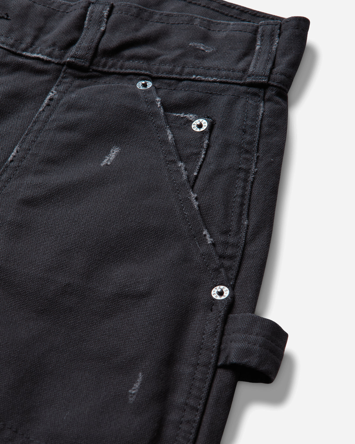 Vans Aod Distressed Double Knee Black Pants Casual VN000TTHBLK1