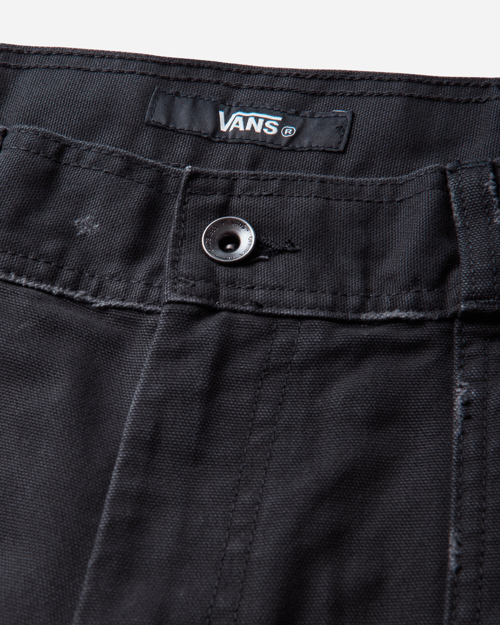 Vans Aod Distressed Double Knee Black Pants Casual VN000TTHBLK1