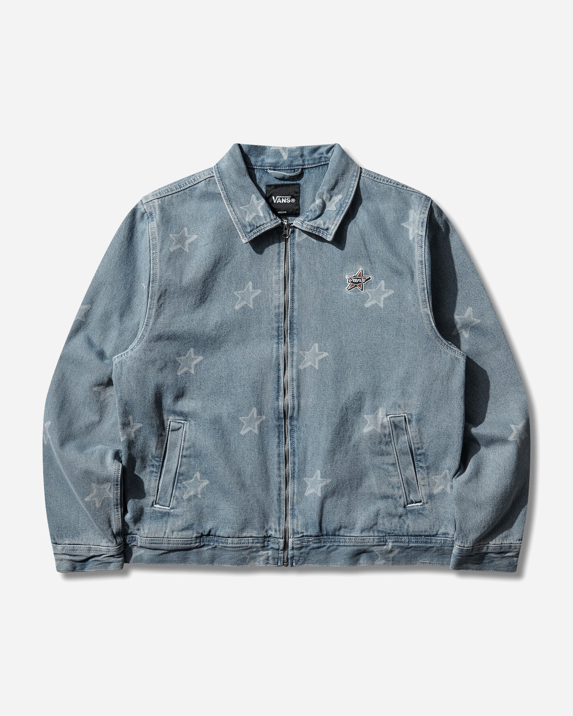 Vans Pomona Denim Station Jacket Stonewash/Blue Coats and Jackets Denim Jackets VN000T6QCDX1