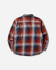 Vans Indigo Plaid Ls Woven Racing Red Coats and Jackets Jackets VN000T6XIZQ1