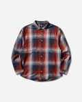 Vans Indigo Plaid Ls Woven Racing Red Coats and Jackets Jackets VN000T6XIZQ1